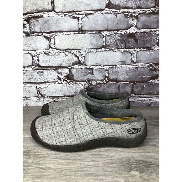 Keen Gray Fleece Lining Comfort Wool Slip On Gum Mules Shoes Women 7M US/37.5EU - Picture 7 of 16